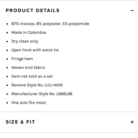 Gorgeous Sold out color LuliFama swim coverup! One size fits all! - Picture 4 of 6